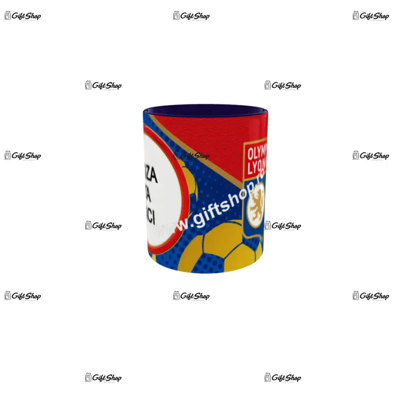 Olympique lyonnaus, cana personalizata cu poza, model 3312